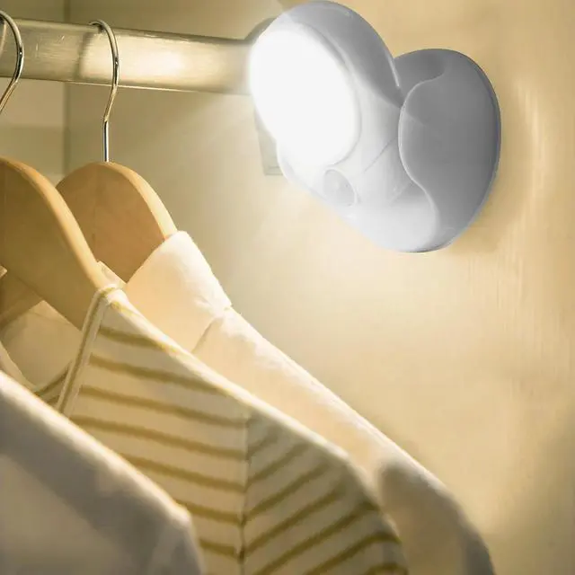 Alt view image 3 of 7 - 360° Adjustable 7LED Lamp Motion Activated PIR Sensor Stair Light Cordless Patio