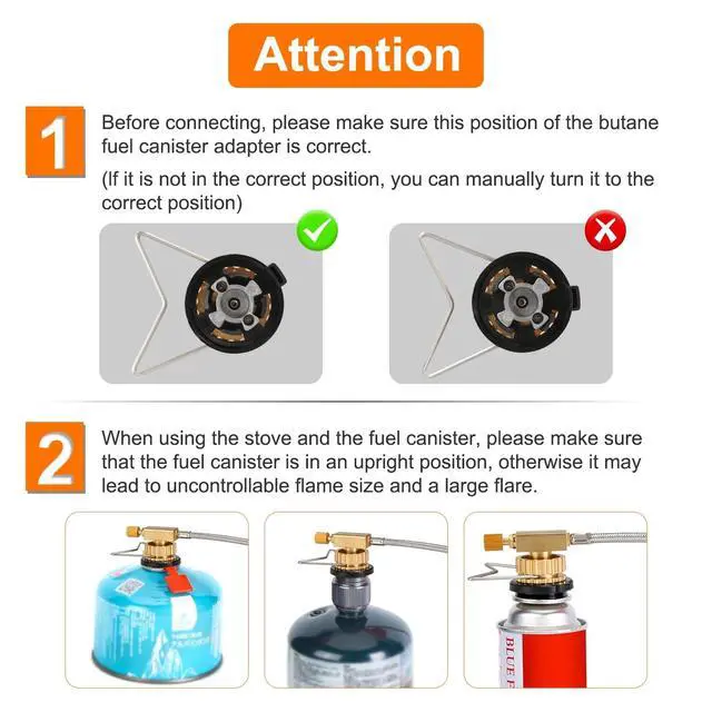 Alt view image 7 of 7 - Outdoor Backpacking Burner for Outdoor Hiking Camping Picnic Backpacking
