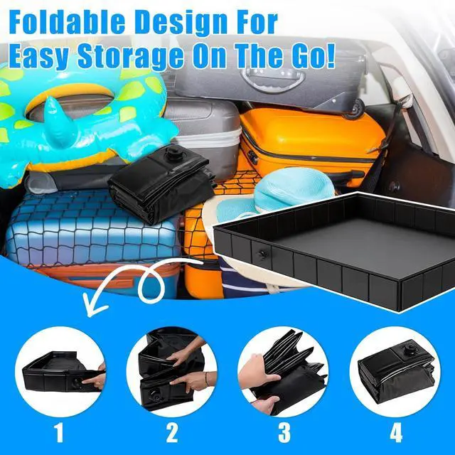 Alt view image 3 of 7 - Portable Shower Pan Foldable Basin for Camping and Outdoors PVC Construction