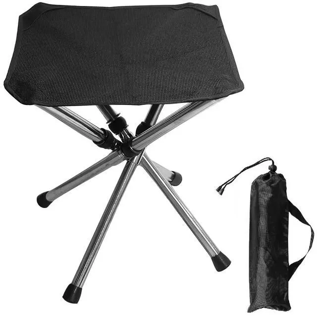 Main image of Portable Folding Stool, Aluminum Ultralight Backpacking Stool for Outdoor