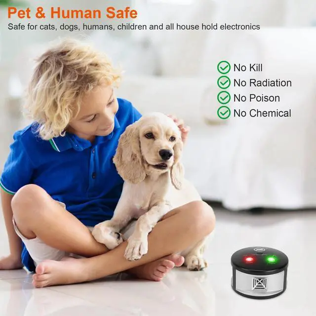Alt view image 4 of 7 - Ultrasonic Repellent 360° Electronic Control Pest Rat Cat Mice Rodent Repeller