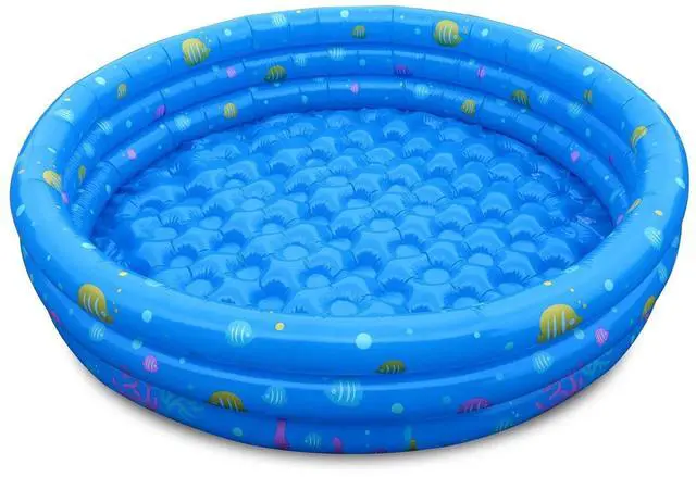 Main image of Kids Inflatable Swimming Pool Blow Up Children Family Yard Play Center Pool