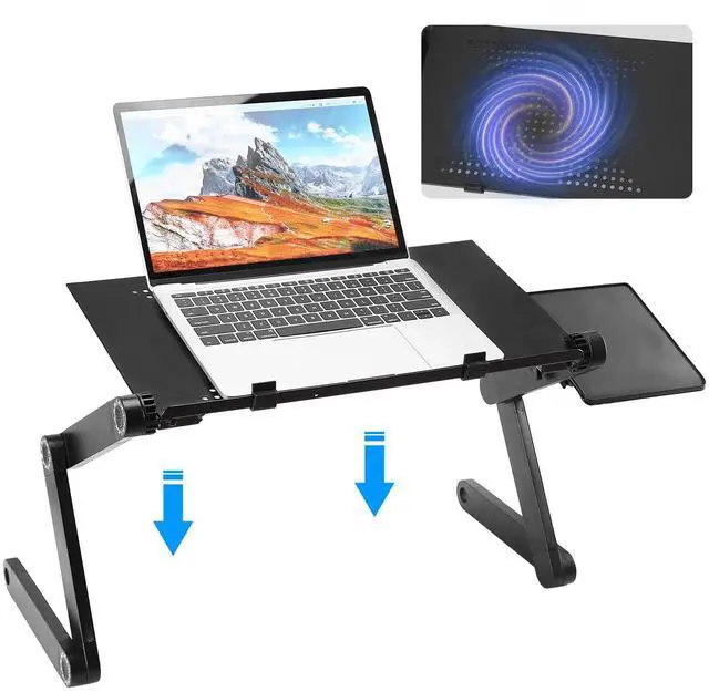 Main image of Portable Adjustable Laptop Bed Tray Desk Foldable Desk for Work & Gaming
