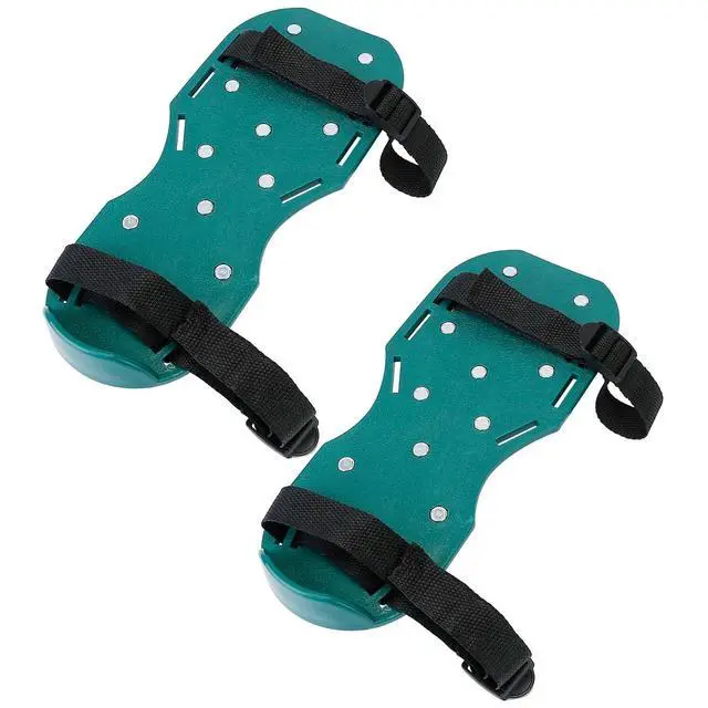 Alt view image 7 of 7 - 1Pair Lawn Aerator Shoes Gardening Tool to Loosen The Soil & Promote Root Growth