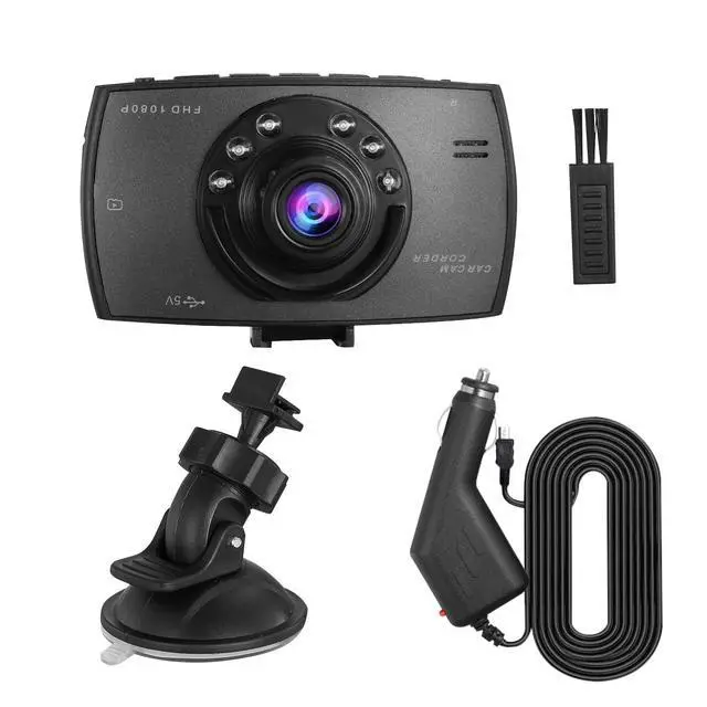Alt view image 7 of 7 - High Definition 1080P Car DVR Camera Dash Cam with 90° Angle Night Vision