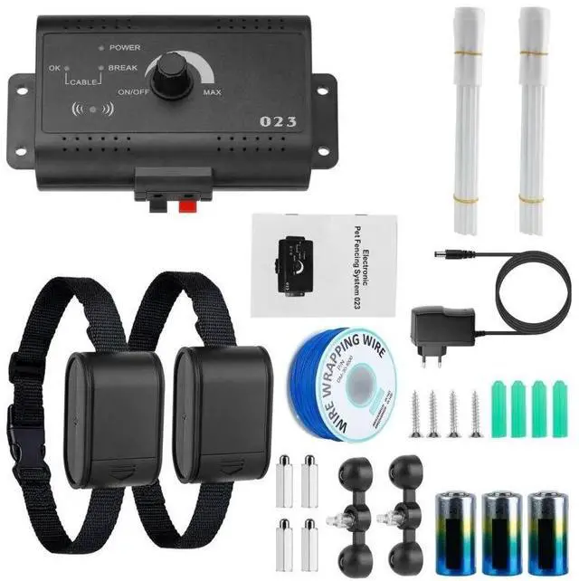 Main image of Wireless Electric Dog Safe Fence Pet Containment System Shock Collars For 2 Dogs