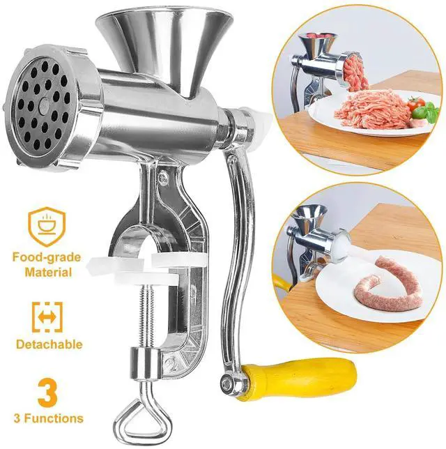 Main image of Manual Sausage Maker&Meat Grinder Hand Operated Mincer for Efficiently Pork Beef