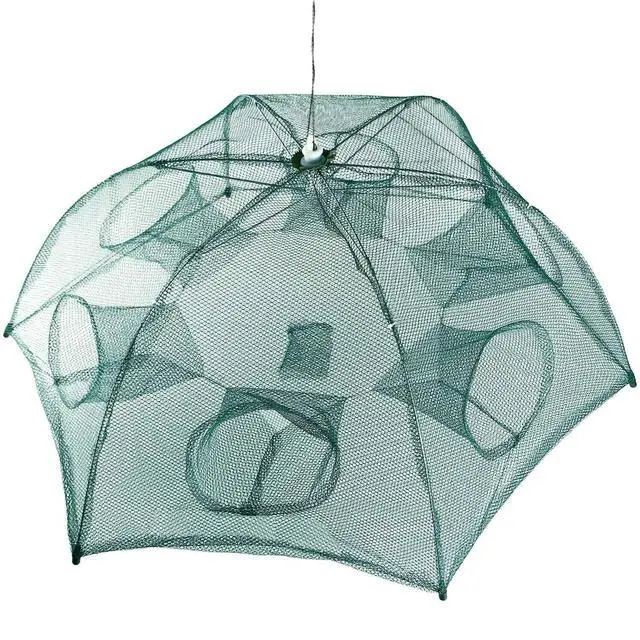 Alt view image 2 of 7 - Portable Automatic Fishing Trap Net - Bait Catcher for Shrimp Minnow & Crab