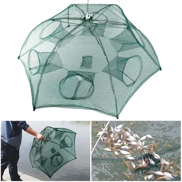 Main image of Portable Automatic Fishing Trap Net - Bait Catcher for Shrimp Minnow & Crab