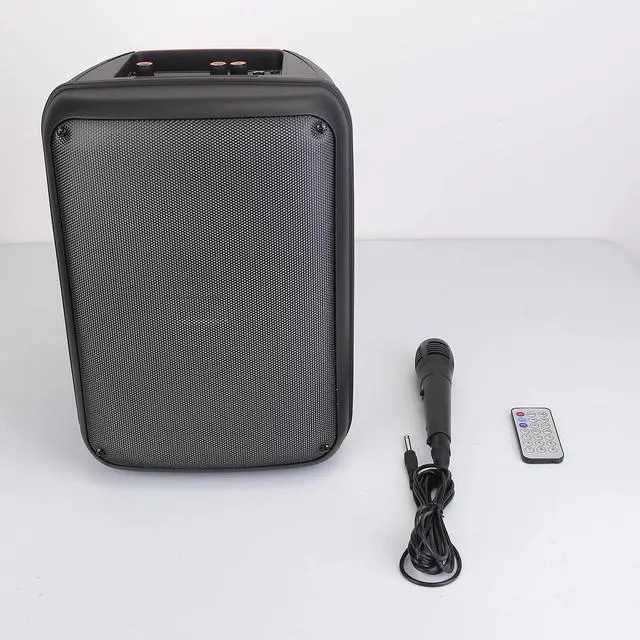 Alt view image 2 of 7 - Portable Big Speakers with Light, Wireless with Remote Control Subwoofer