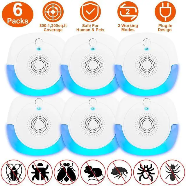 Main image of Ultrasonic Pest Insect Electronic Plug-In Mice Rat Cockroach Bug