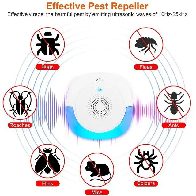 Alt view image 2 of 7 - Ultrasonic Pest Insect Electronic Plug-In Mice Rat Cockroach Bug