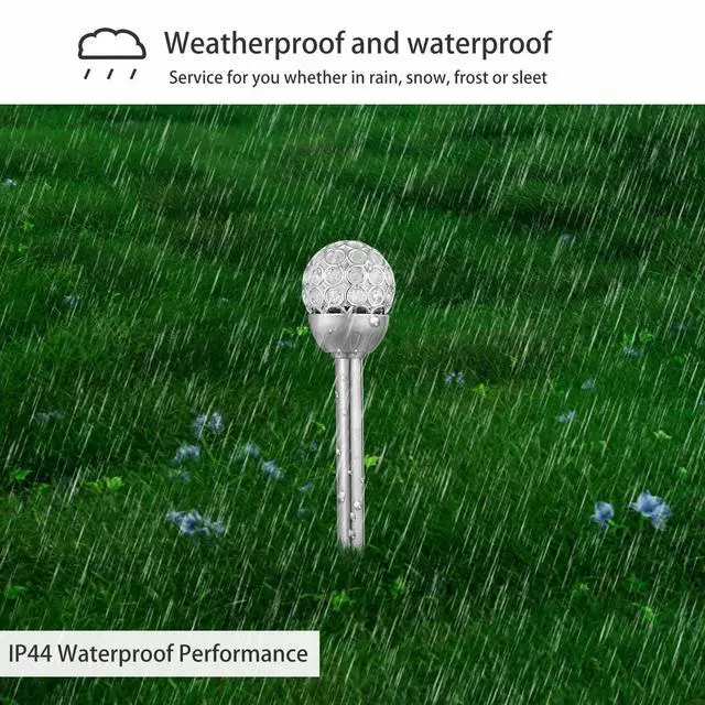 Alt view image 4 of 7 - 3Pcs RGB LED Lights Garden Lawn Landscape Decor Lamps Waterproof