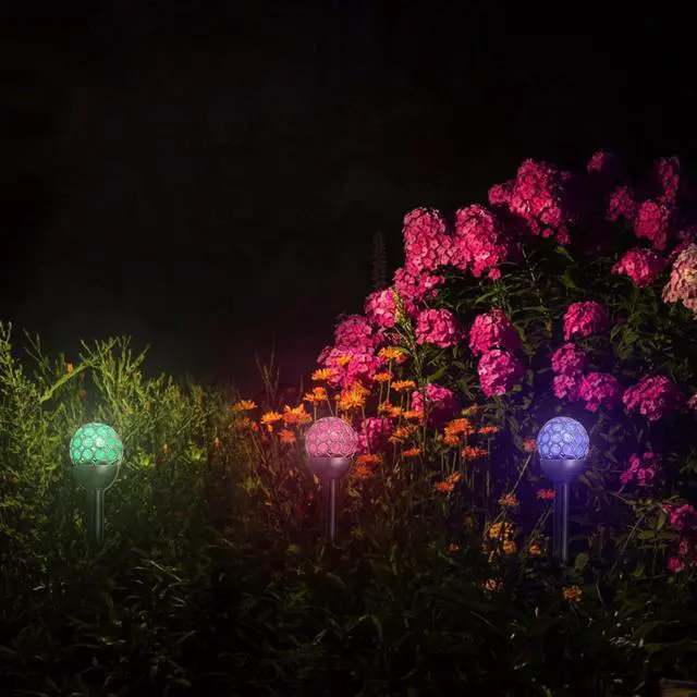 Main image of 3Pcs RGB LED Lights Garden Lawn Landscape Decor Lamps Waterproof