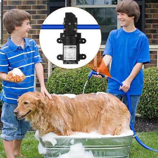 Alt view image 5 of 7 - 12V High Pressure Water Pump 123PSI Self Priming Sprayer Diaphragm Auto Switch