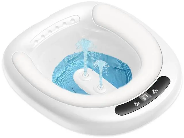 Main image of Electric Sitz Bath Tub W/ Dual Nozzle &Water Temperature Display for Toilet Seat