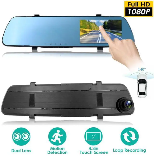 Main image of 4.3in 1080P Car DVR Camera RecorderDash Cam Camcorder Camera G-sensor Recorder