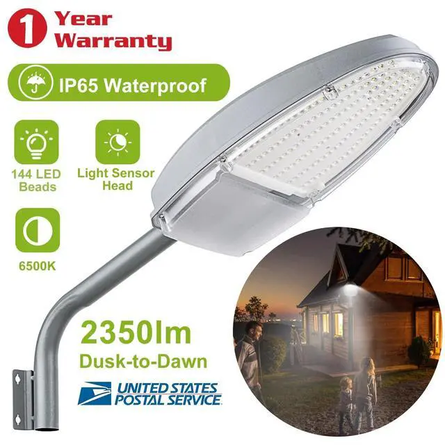 Main image of Wall Pack LED Lights 144 LEDs w/ Photocell Sensor Outdoor Street Lamp for Garden