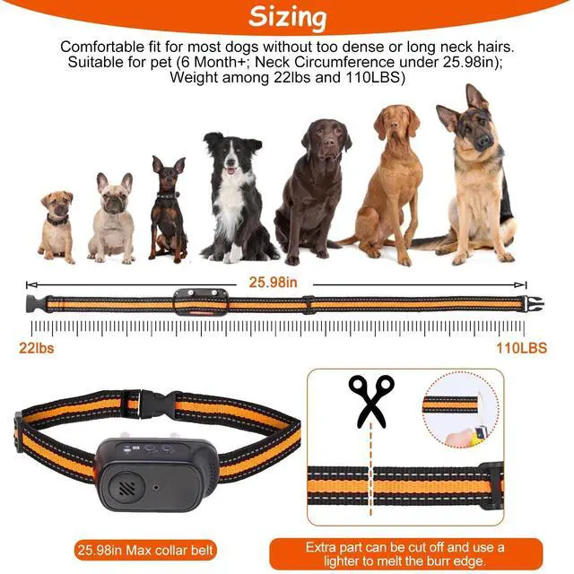 Alt view image 5 of 7 - 3-Channel Dog Training Collar 984ft Range Beep Vibration for Pet Training