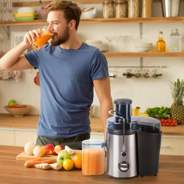 Alt view image 4 of 7 - 54Oz 1000W Electric Juicer Fruit Veg Blender High Juice Extractor Citrus Machine