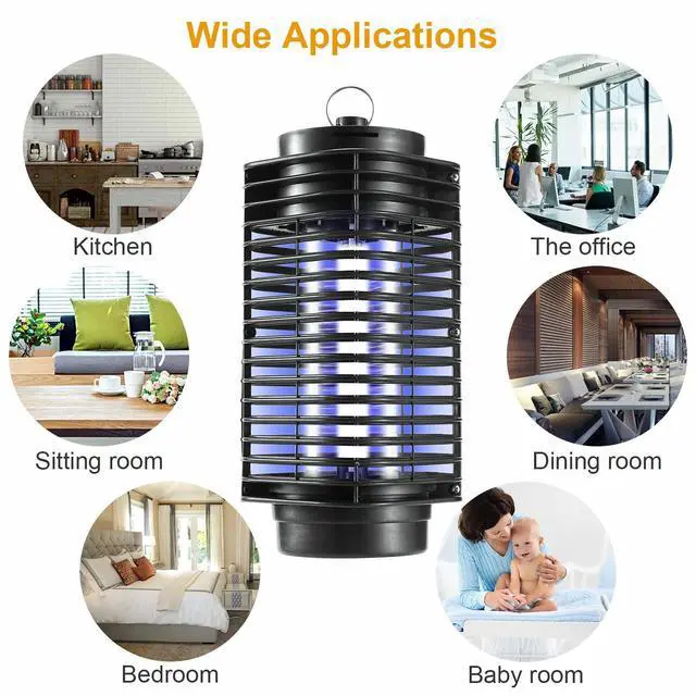 Alt view image 3 of 7 - Electric Mosquito Zapper UV LED Fly Bug Trap Killer Lamp for Home Indoor Outdoor