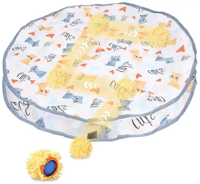 Main image of Fast Rolling Ball in Play Mat, Auto Motion Activated Moving Ball Hide &Seek Game