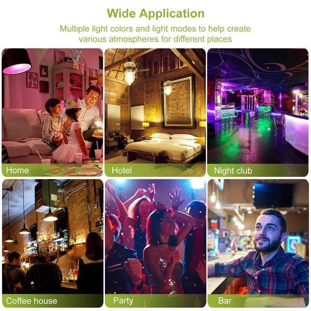 Alt view image 7 of 7 - Linkind Smart Light Bulbs, Smart Bulb That Work, LED Light Bulbs Color Changing