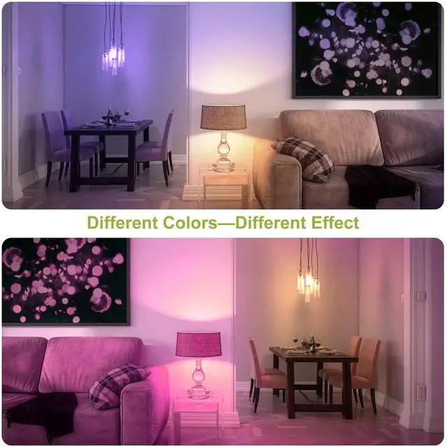 Alt view image 6 of 7 - Linkind Smart Light Bulbs, Smart Bulb That Work, LED Light Bulbs Color Changing