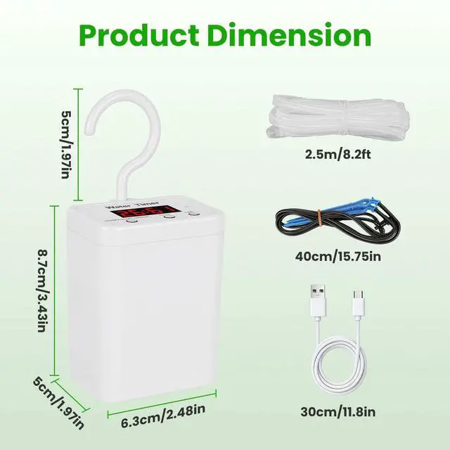 Alt view image 6 of 7 - Automatic Plant Watering Device Drip Irrigation System for Indoor Outdoor Garden