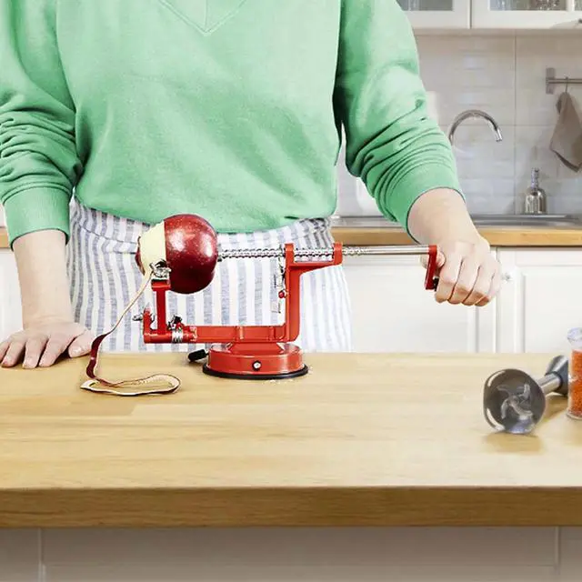 Alt view image 6 of 7 - 3 in 1 Apple Pear Peeler Slicer Manual Potato Cutter Parer Fruit Dicer Kitchen