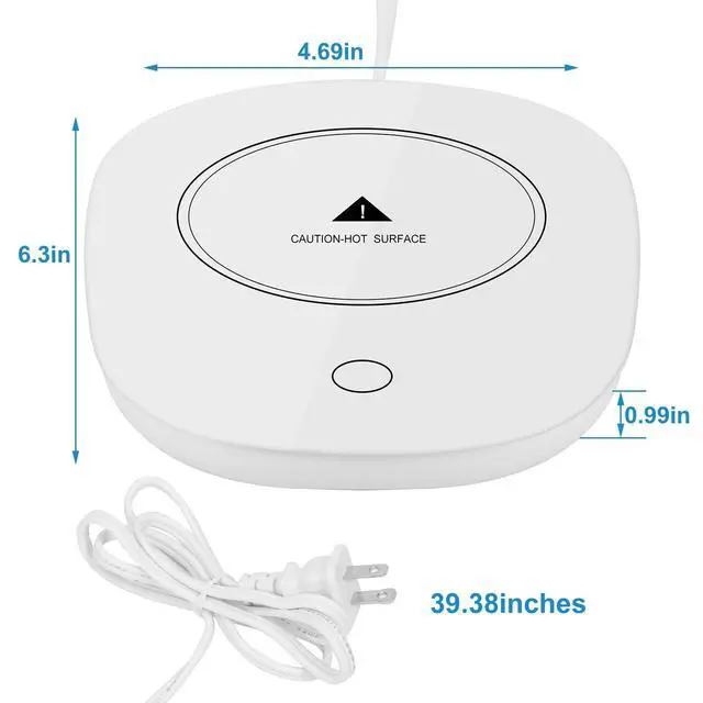 Alt view image 6 of 7 - Winter Cup Warmer Electric Coffee Mug Tea Milk Drink Heater Pad Home Office Cup