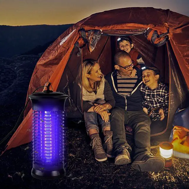 Alt view image 5 of 7 - Electric Fly Bug Zapper Mosquito Insect Killer LED Light Trap Pest Control Lamp