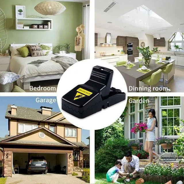 Alt view image 7 of 7 - 6-PACK Reusable MOUSE TRAPS Rat Trap Rodent Snap Trap Mice Trap Catcher Killer
