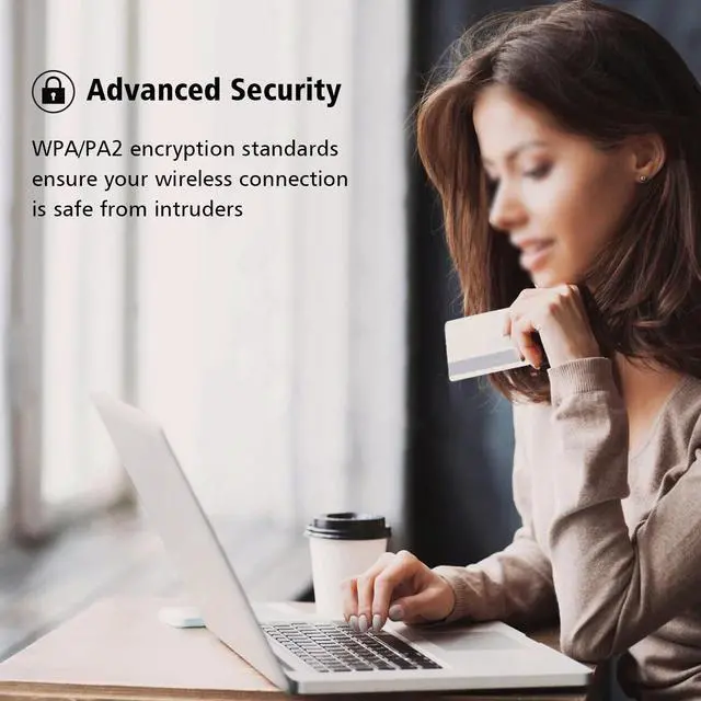 Alt view image 5 of 6 - AC600 600mbps Wireless Mini Dual Band USB 2.0 WiFi Adapter for PC Laptop