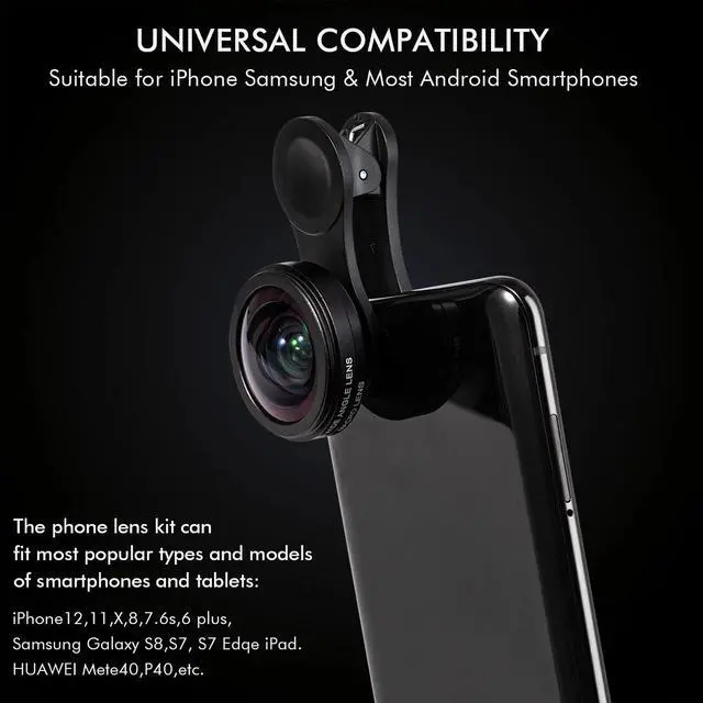 Alt view image 4 of 7 - 4 in 1 Professional Phone Camera Lens Kit Clip On