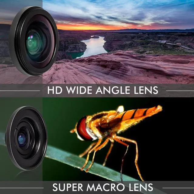 Alt view image 2 of 7 - 4 in 1 Professional Phone Camera Lens Kit Clip On