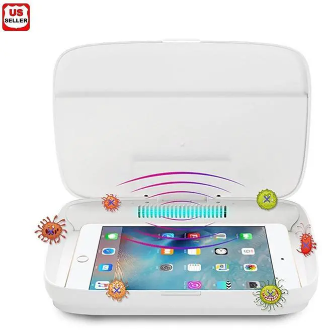Main image of 3 in 1 Portable UV Tablet Sterilizer Box Wireless Charging for Phone & earphone