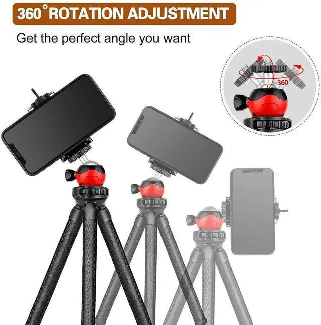 Alt view image 3 of 7 - Portable Flexible Tripod Octopus Stand Gorilla Pod For Gopro Camera/SLR/DV Phone