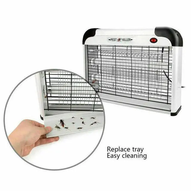 Alt view image 6 of 7 - Lamp Insect Killer Mosquito Zapper Bug Pest Fly Trap Electric Indoor Light Lawn