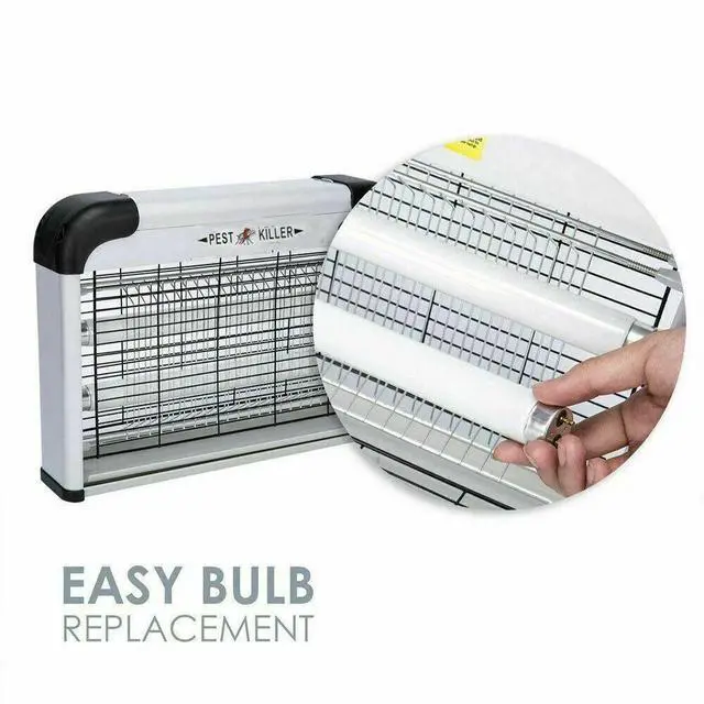 Alt view image 5 of 7 - Lamp Insect Killer Mosquito Zapper Bug Pest Fly Trap Electric Indoor Light Lawn