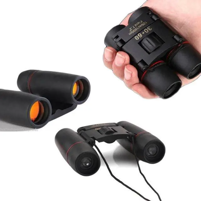 Alt view image 4 of 6 - Binoculars 30x60 Zoom Outdoor Travel Compact Folding Telescope Hunting Day/Night