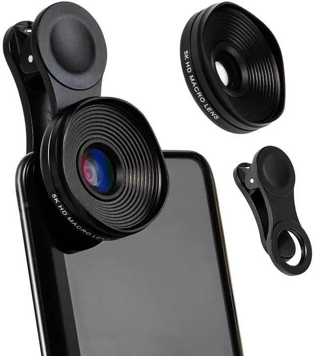 Main image of Professional 5K HD Phone Camera Photo Lens 20X Macro Lens Clip On Phone Kit Clip