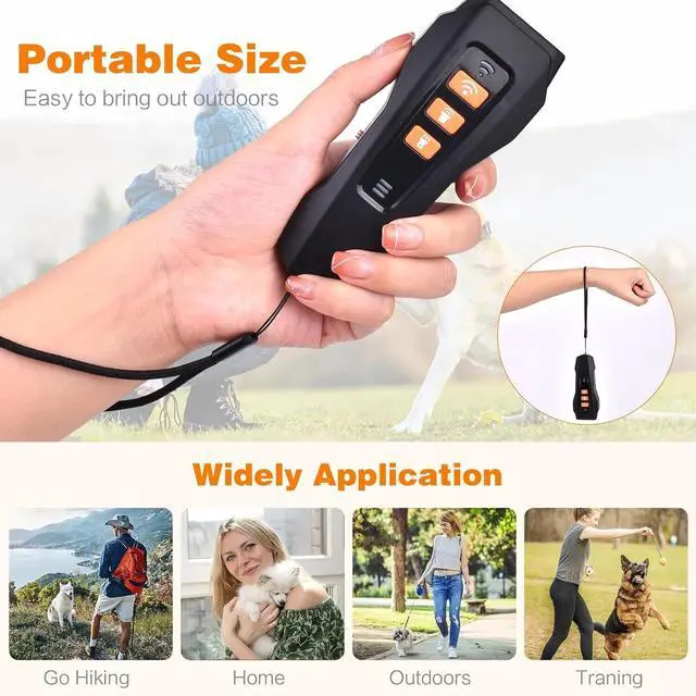 Alt view image 6 of 7 - Dog Bark Deterrent Devices 3 in 1 Anti Barking Device for Dogs Train Dual Sensor