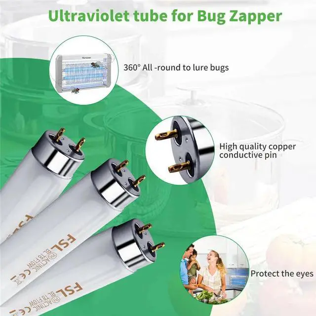 Alt view image 4 of 5 - 10W Replacement Bulb UV Mosquito Killer Tube Lamp Light For 20W Mosquito Killer