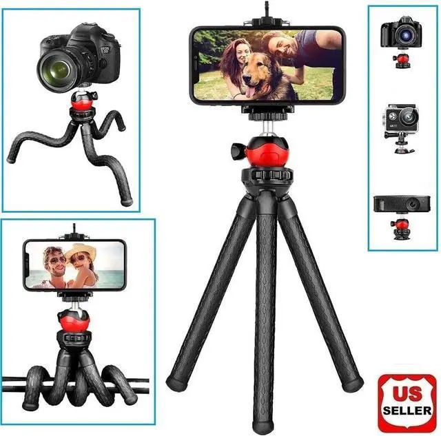 Main image of Mini Portable Flexible Tripod Octopus Stand Adjustable For Gopro Camera/SLR/DV