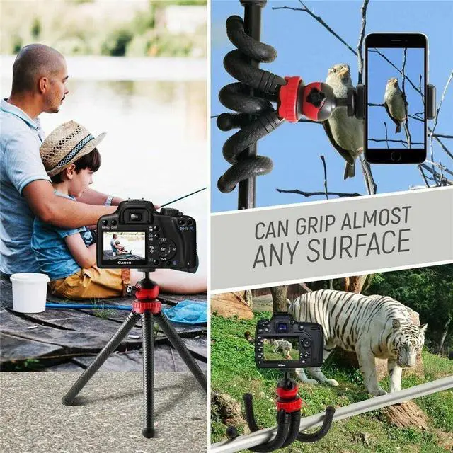 Alt view image 4 of 7 - Mini Portable Flexible Tripod Octopus Stand Adjustable For Gopro Camera/SLR/DV