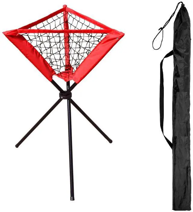 Main image of New Baseball Caddy Softball Batting Practice Portable Holder Tripod w/ Carry Bag