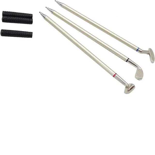 Alt view image 4 of 5 - Mini Golf Set Golf Pen Set Mini Desktop Golf Gift Golf Ball Club Pen Table Game