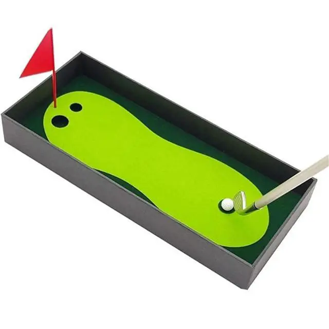 Alt view image 2 of 5 - Mini Golf Set Golf Pen Set Mini Desktop Golf Gift Golf Ball Club Pen Table Game