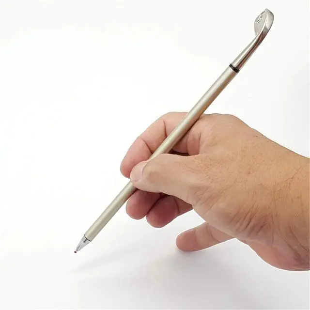 Alt view image 3 of 5 - Mini Golf Set Golf Pen Set Mini Desktop Golf Gift Golf Ball Club Pen Table Game